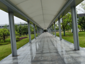 长沙国际会展中心景观膜结构长廊工程