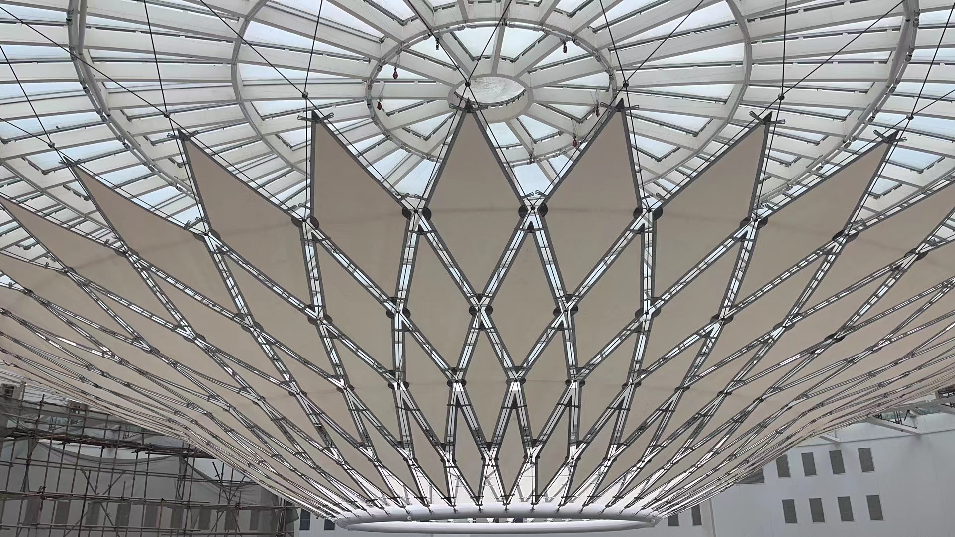 -广州美术馆索膜结构屋顶工程