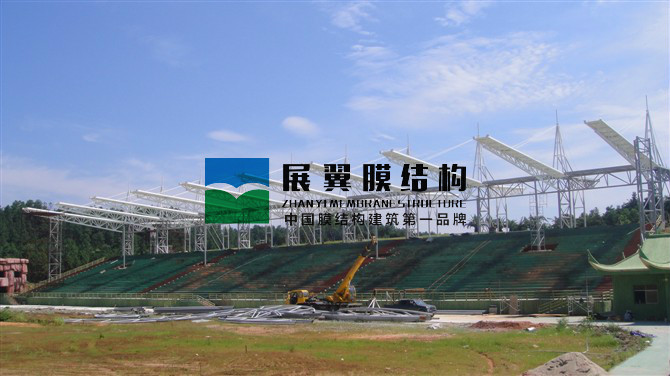 江西靖安景观膜结构看台工程