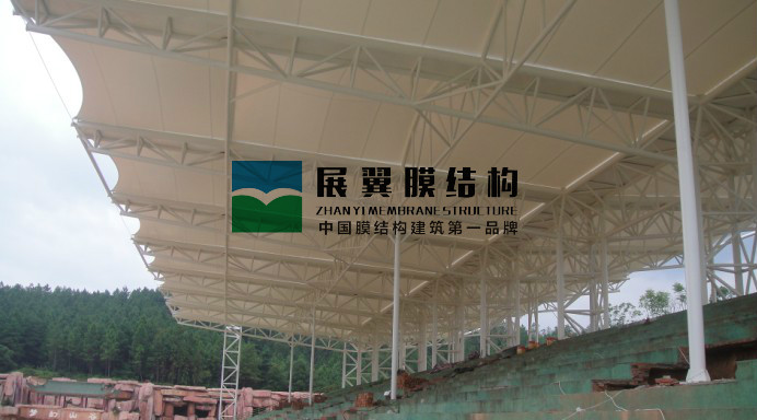 江西靖安景观膜结构看台工程