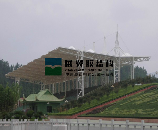 江西靖安景观膜结构看台工程