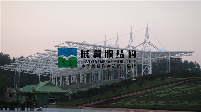 江西靖安景观膜结构看台工程
