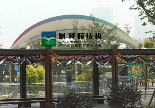 厦门海沧儿童公园张拉膜结构看台工程