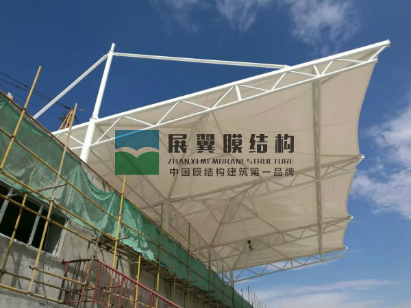 宁夏中宁张拉膜结构主席台工程