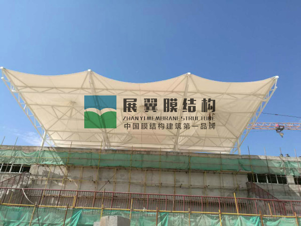 宁夏中宁张拉膜结构主席台工程