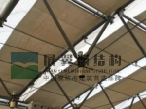 广州天河区商场中庭膜结构屋面工程